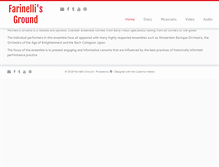 Tablet Screenshot of farinellis-ground.com